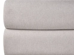 Letto contenitore Lino sintetico BONIFACIO 160 x 200 cm Grigio