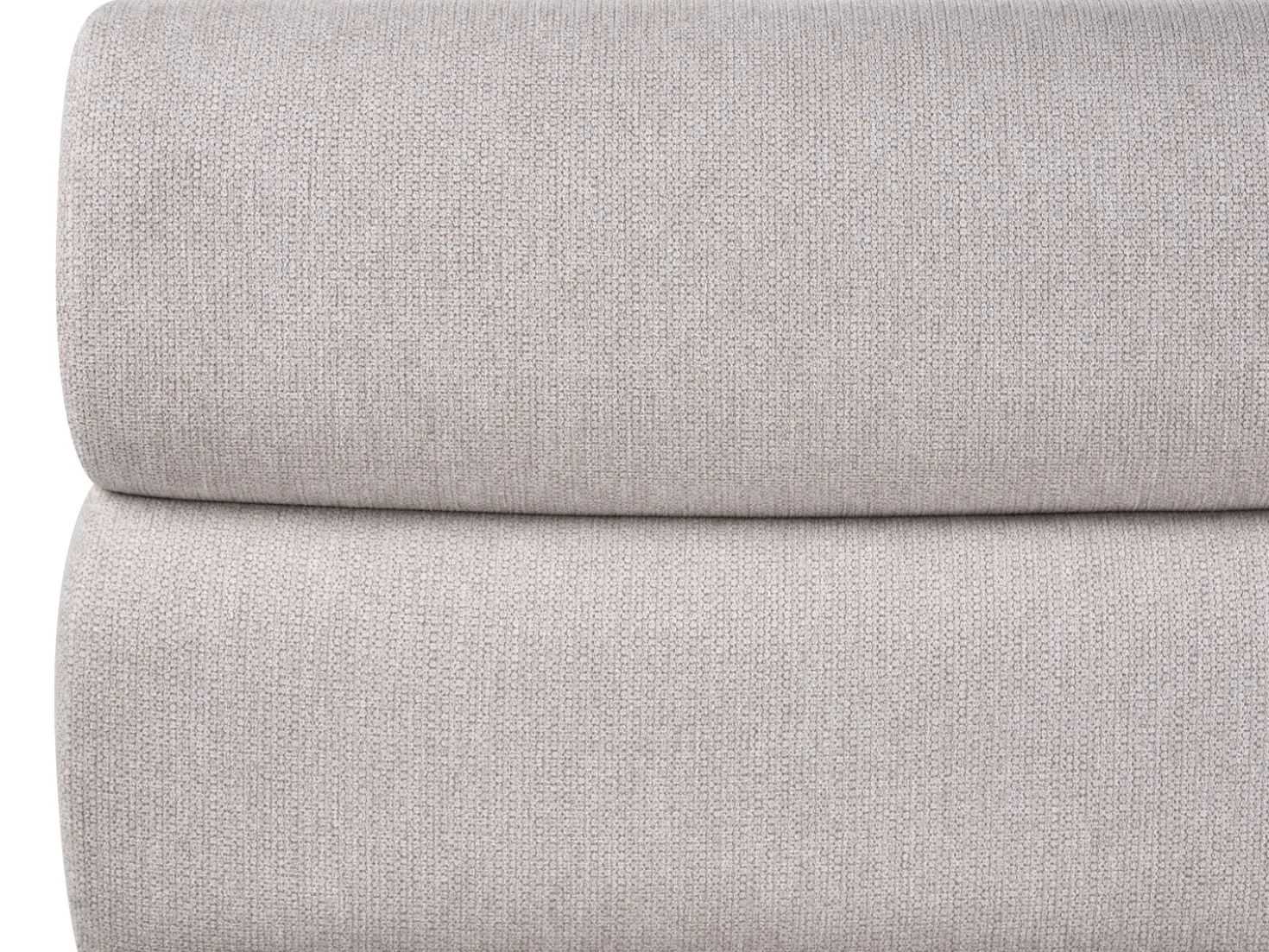Letto contenitore Lino sintetico BONIFACIO 160 x 200 cm Grigio