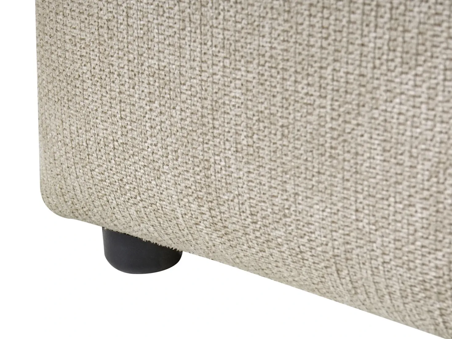 Letto contenitore Tessuto NOYON 180 x 200 cm Tortora