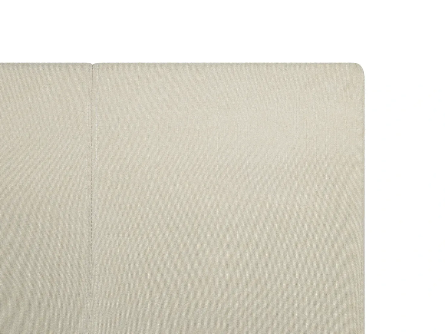 Letto contenitore Tessuto ORBEY 180 x 200 cm Beige chiaro
