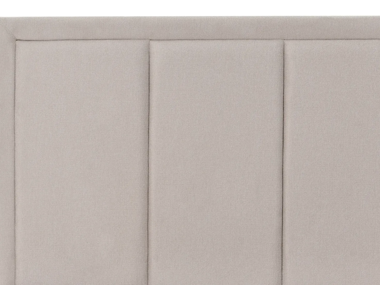 Letto contenitore Tessuto QUIBERON 180 x 200 cm Beige