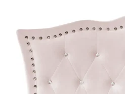 Letto contenitore Velluto METZ 90 x 200 cm Rosa pastello