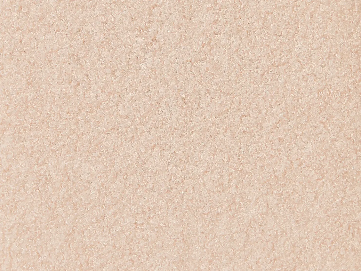 Letto estraibile Bouclé EYBURIE 90 x 200 cm Rosa pesca