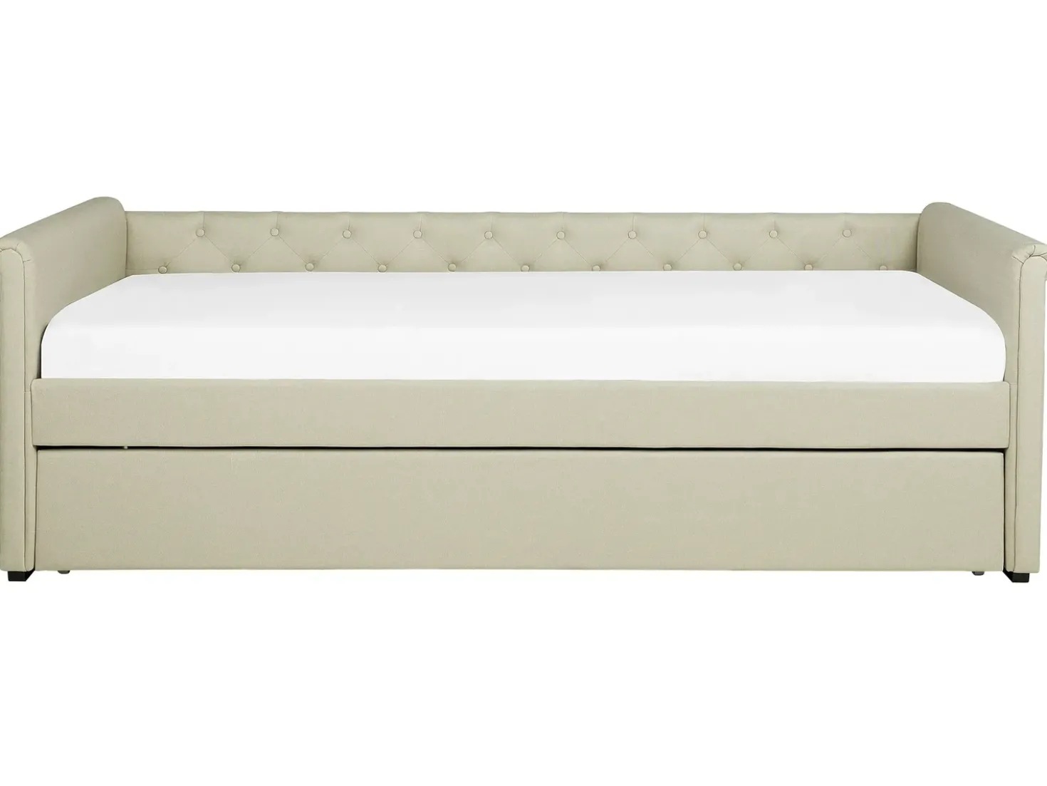 Letto estraibile Tessuto LIBOURNE 80 x 200 cm Beige