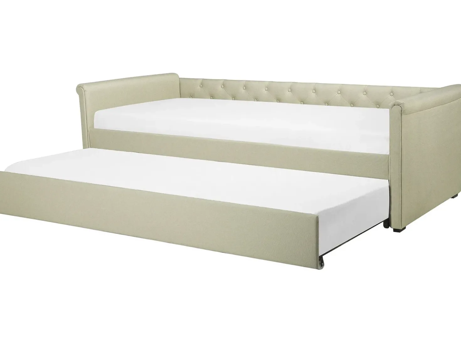 Letto estraibile Tessuto LIBOURNE 80 x 200 cm Beige