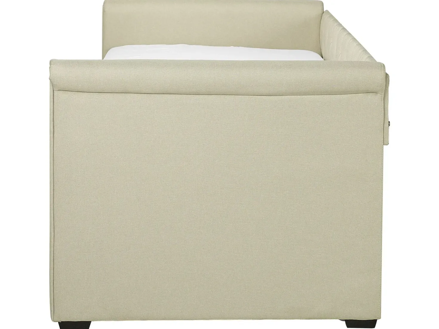 Letto estraibile Tessuto LIBOURNE 80 x 200 cm Beige