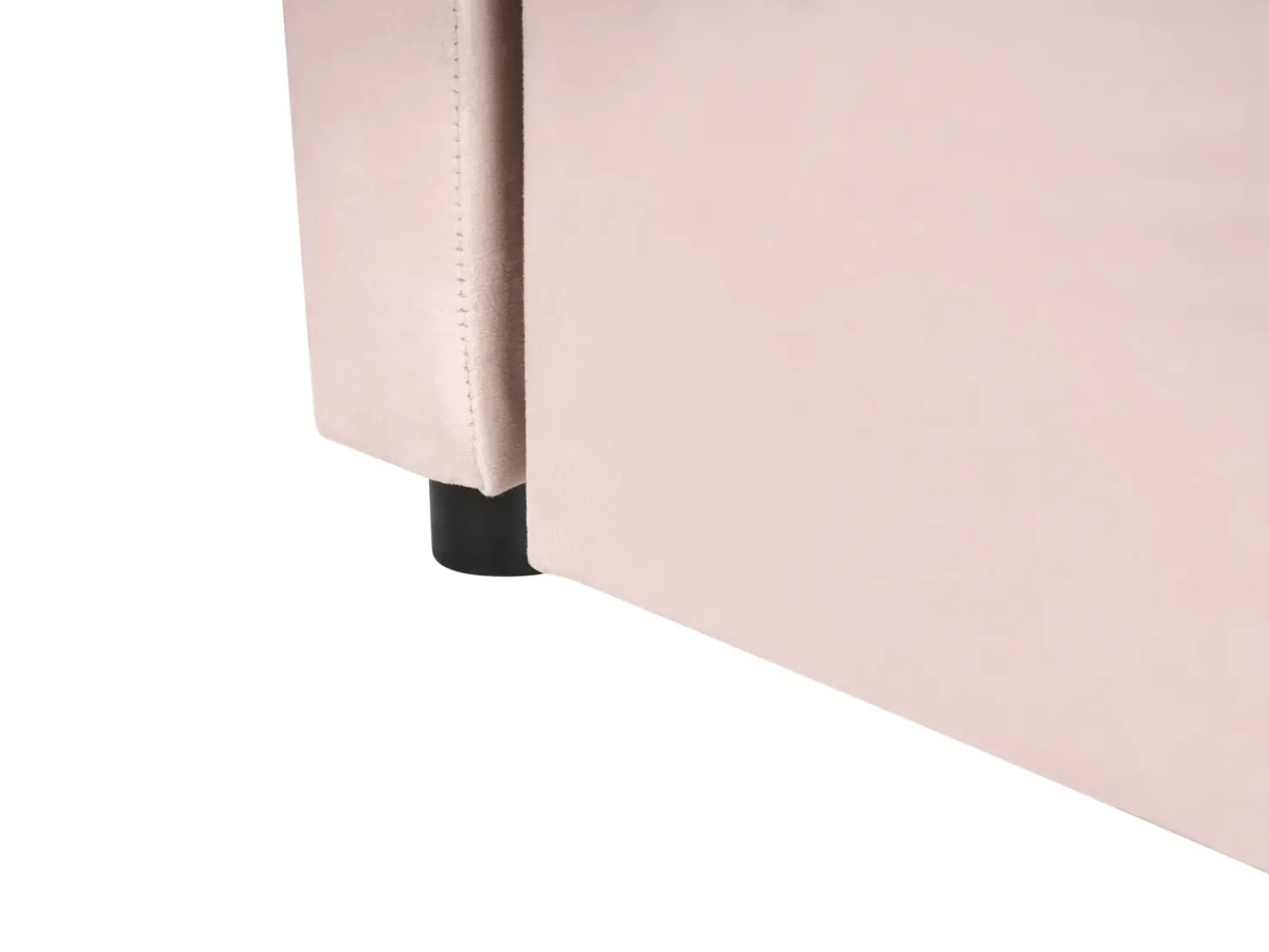 Letto estraibile Velluto CHAVONNE 90 x 200 cm Rosa