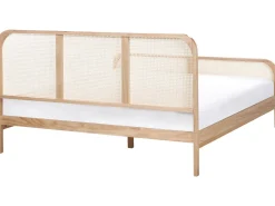 Letto Legno di pino GONFARON 180 x 200 cm Marrone chiaro