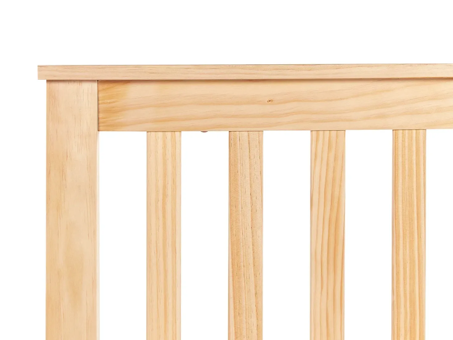 Letto Legno di pino MAYENNE 180 x 200 cm Marrone chiaro