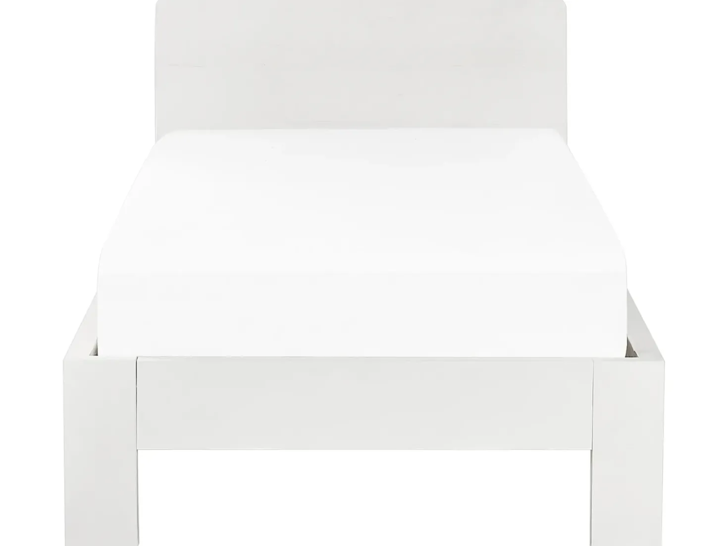 Letto Legno di pino ROYAN 90 x 200 cm Bianco