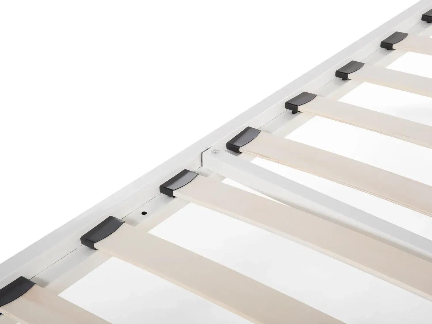 Outlet Beliani Letto Metallo LYRA 160 x 200 cm Bianco
