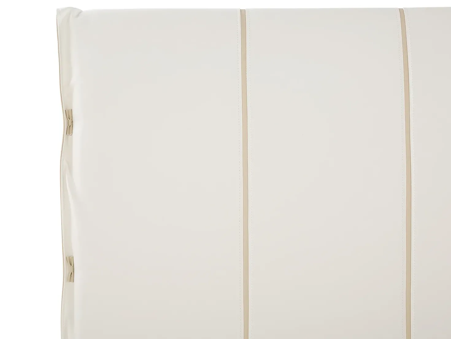 Letto Pelle sintetica BETIN 180 x 200 cm Beige chiaro