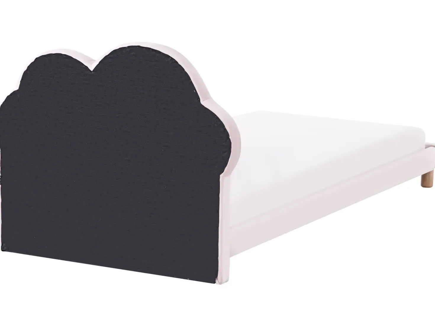 Letto per bambini Nuvola Velluto MAZOU 90 x 200 cm Rosa