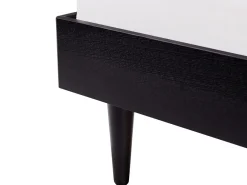 Letto Rattan AURAY 160 x 200 cm Nero