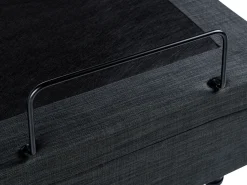 Letto regolabile senza testiera Tessuto DUKE 180 x 200 cm Grigio scuro