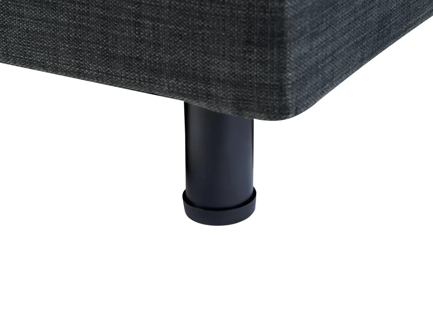Letto regolabile senza testiera Tessuto DUKE 180 x 200 cm Grigio scuro