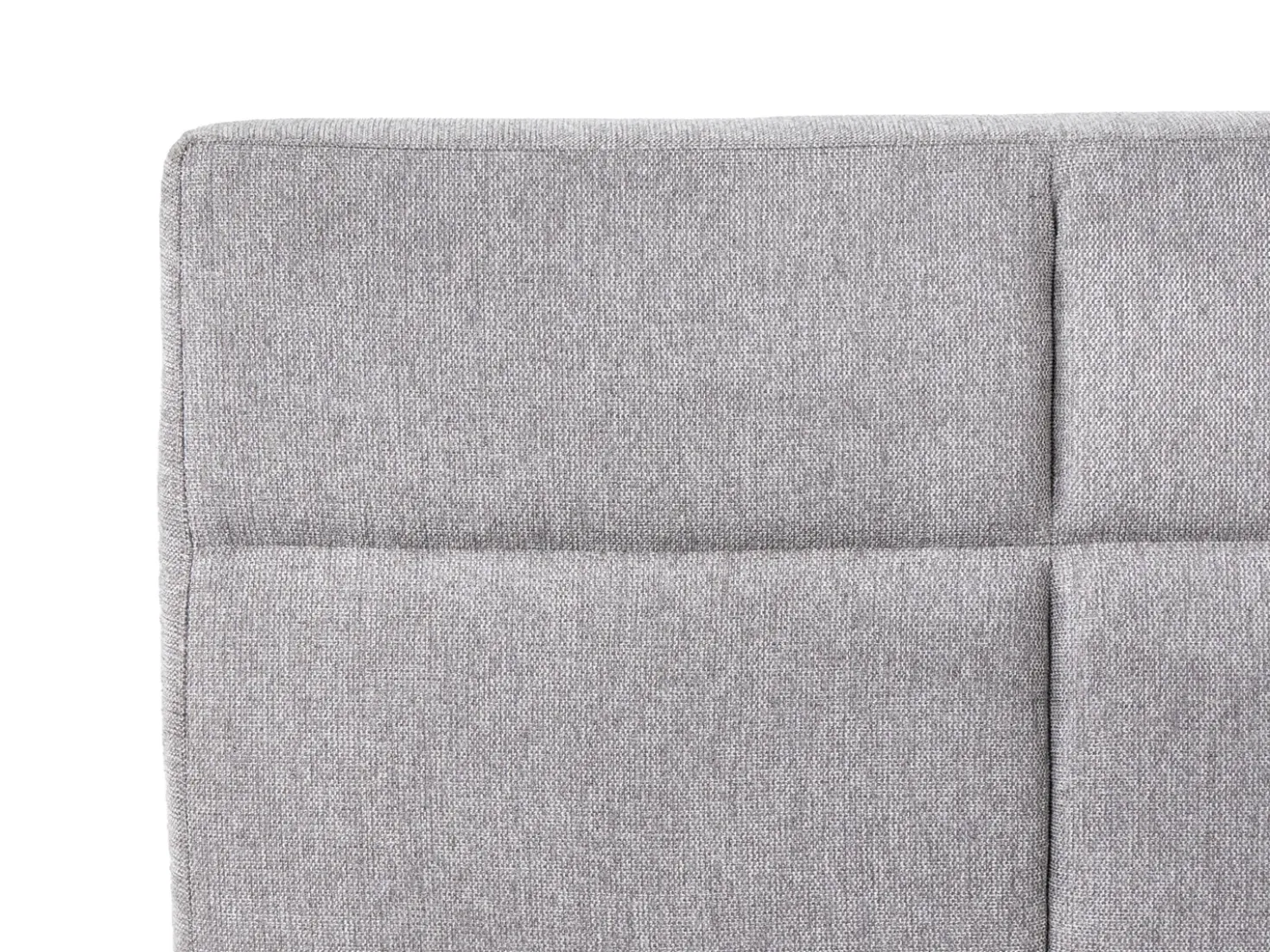 Letto regolabile Tessuto VICEROY 90 x 200 cm Grigio chiaro