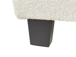 Letto senza testata Bouclé ROANNE 180 x 200 cm Beige chiaro