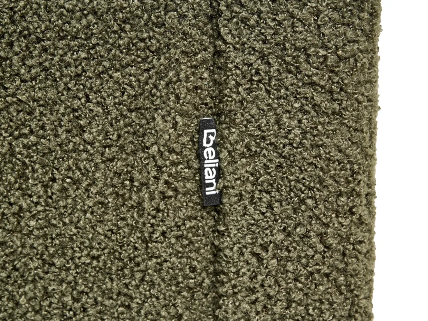 Letto senza testata Bouclé ROANNE 90 x 200 cm Verde scuro