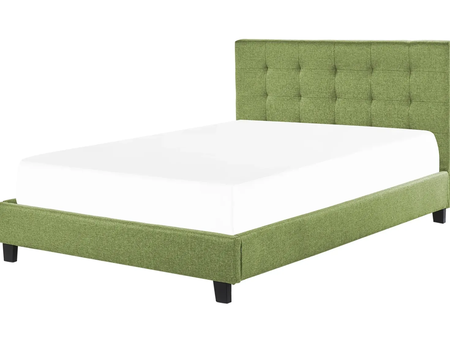 Letto Tessuto LA ROCHELLE 180 x 200 cm Verde