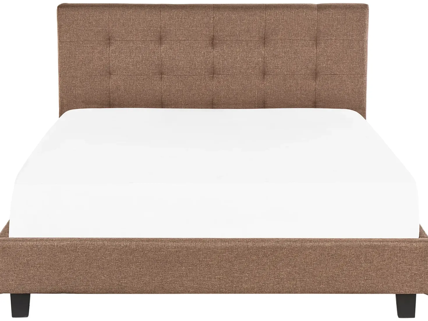 Letto Tessuto LA ROCHELLE 180 x 200 cm Marrone