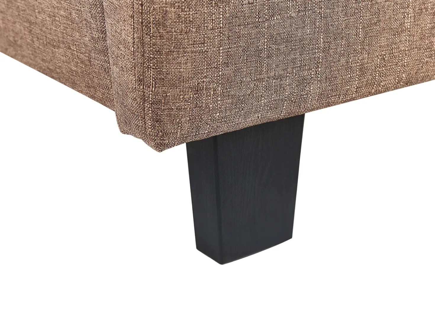 Letto Tessuto LA ROCHELLE 180 x 200 cm Marrone