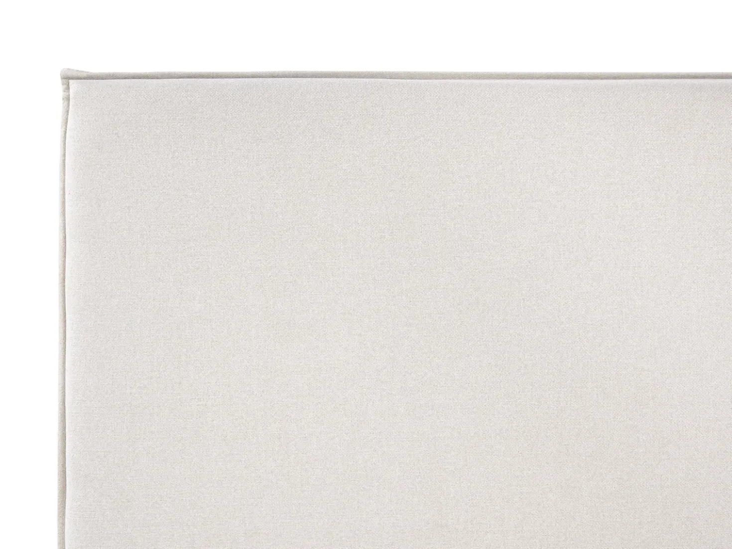 Letto Tessuto SENNEZ 160 x 200 cm Beige