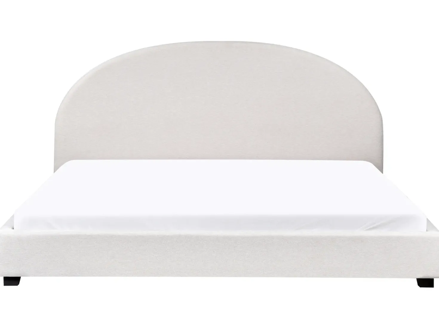Letto Tessuto VAUCLUSE 180 x 200 cm Bianco sporco