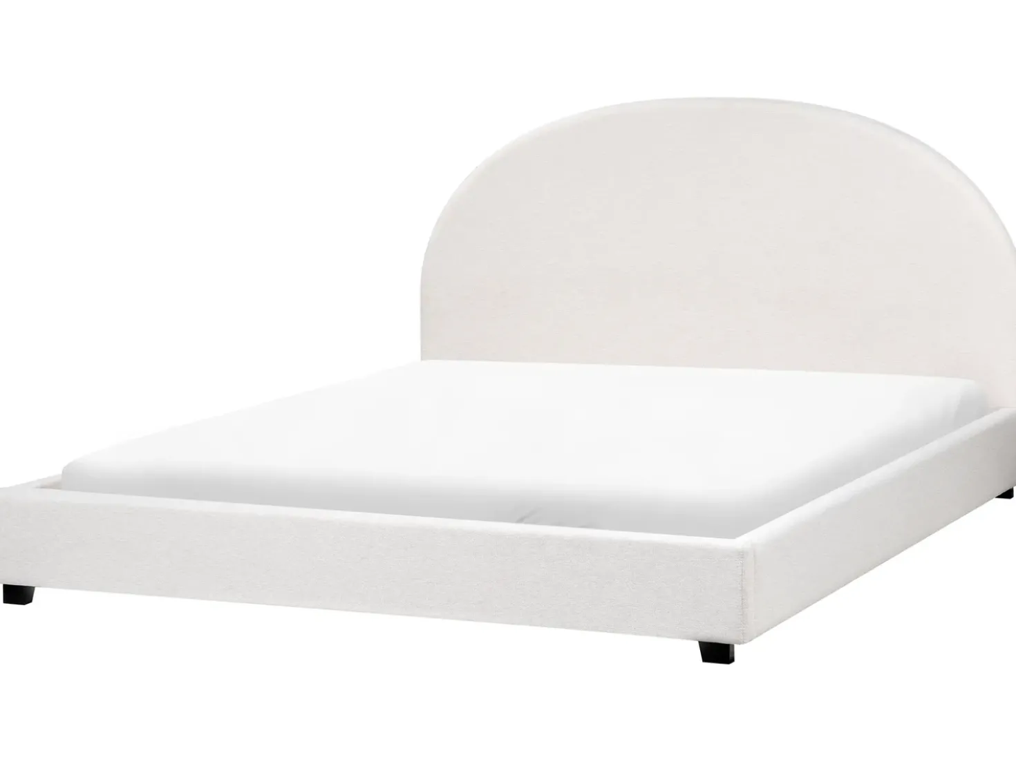 Letto Tessuto VAUCLUSE 180 x 200 cm Bianco sporco