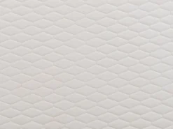 Letto Velluto BAYONNE 180 x 200 cm Bianco sporco