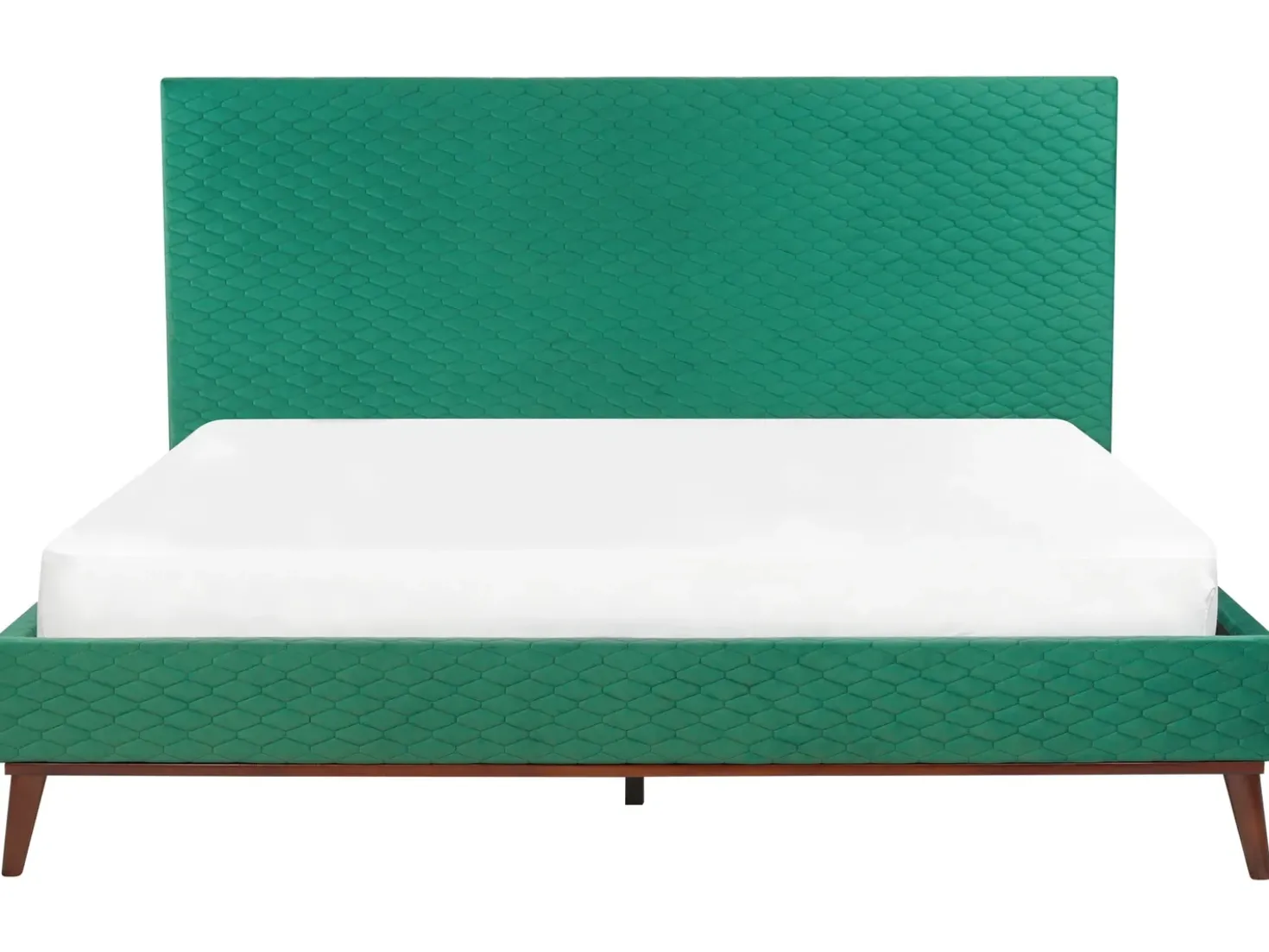 Letto Velluto BAYONNE 180 x 200 cm Verde