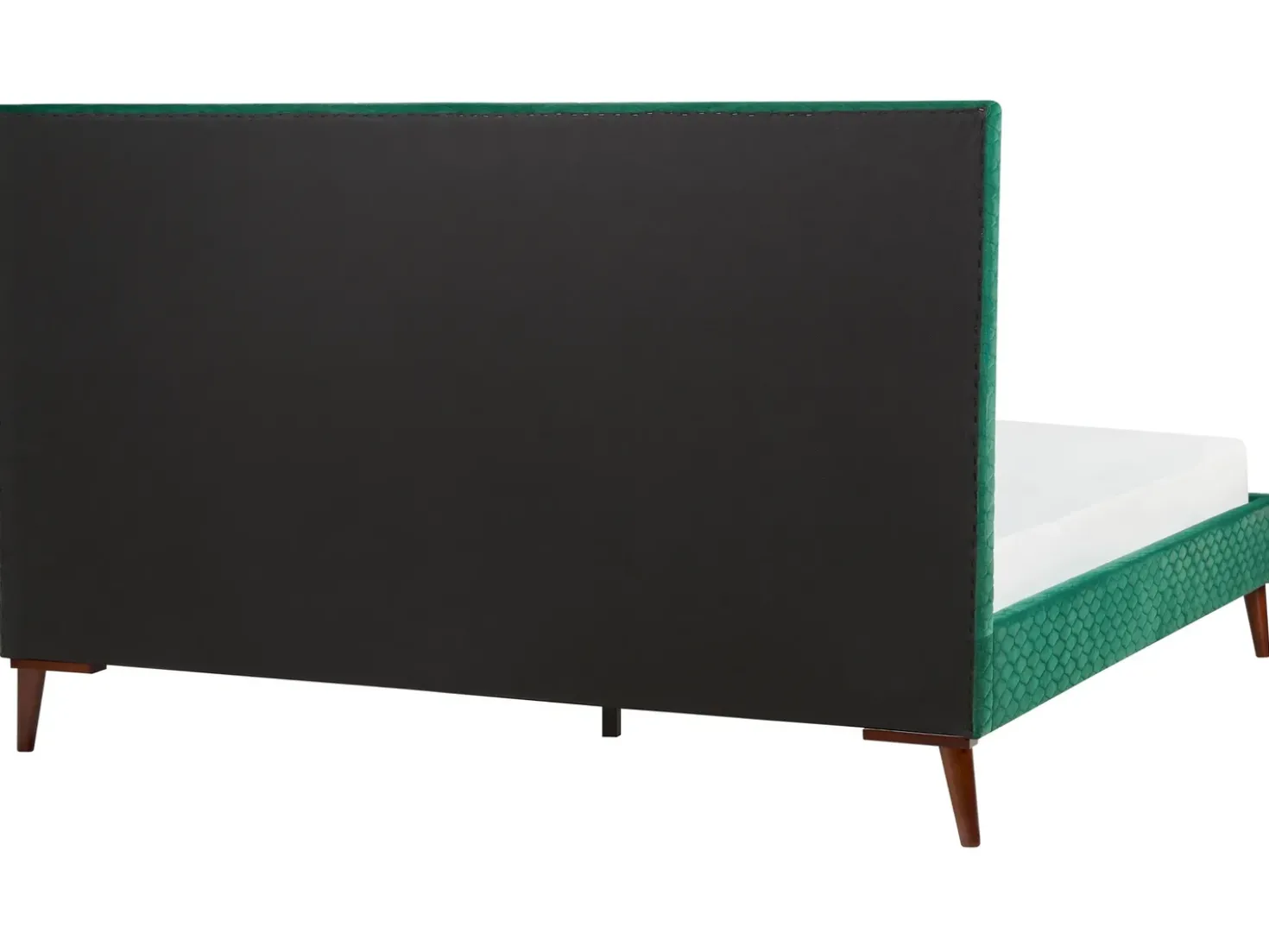 Letto Velluto BAYONNE 180 x 200 cm Verde