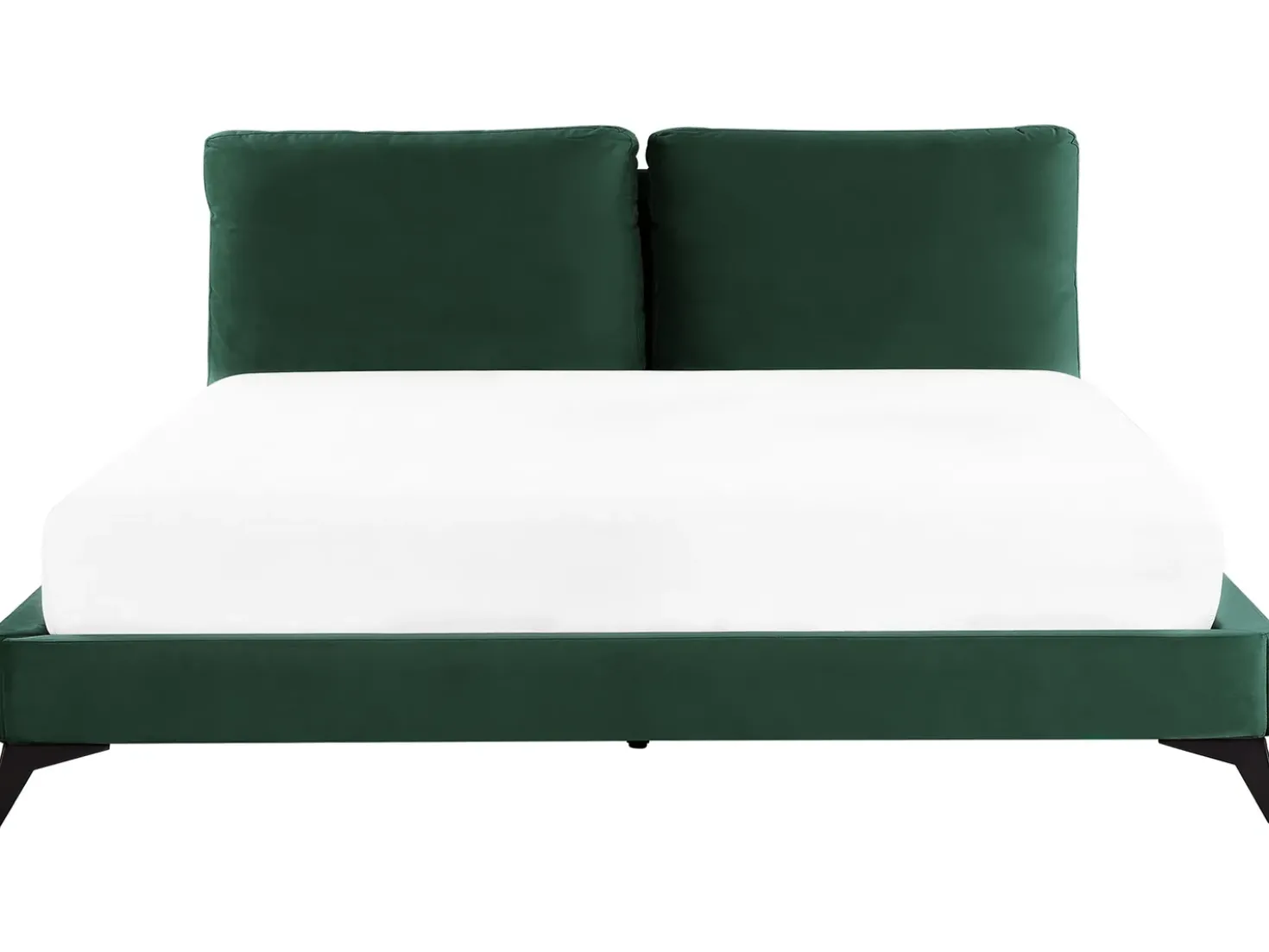Letto Velluto MELLE 180 x 200 cm Verde smeraldo