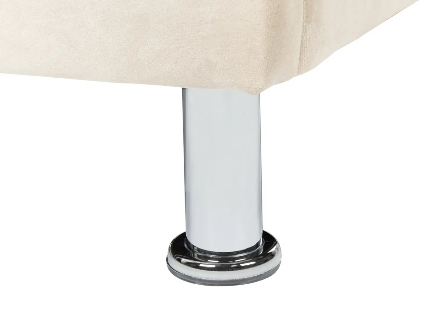 Letto Velluto METZ 90 x 200 cm Beige