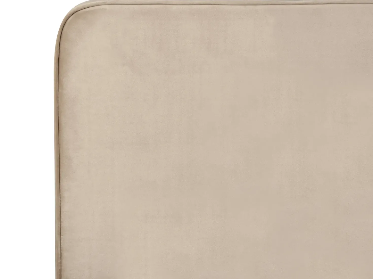 Letto Velluto VALOGNES 180 x 200 cm Tortora