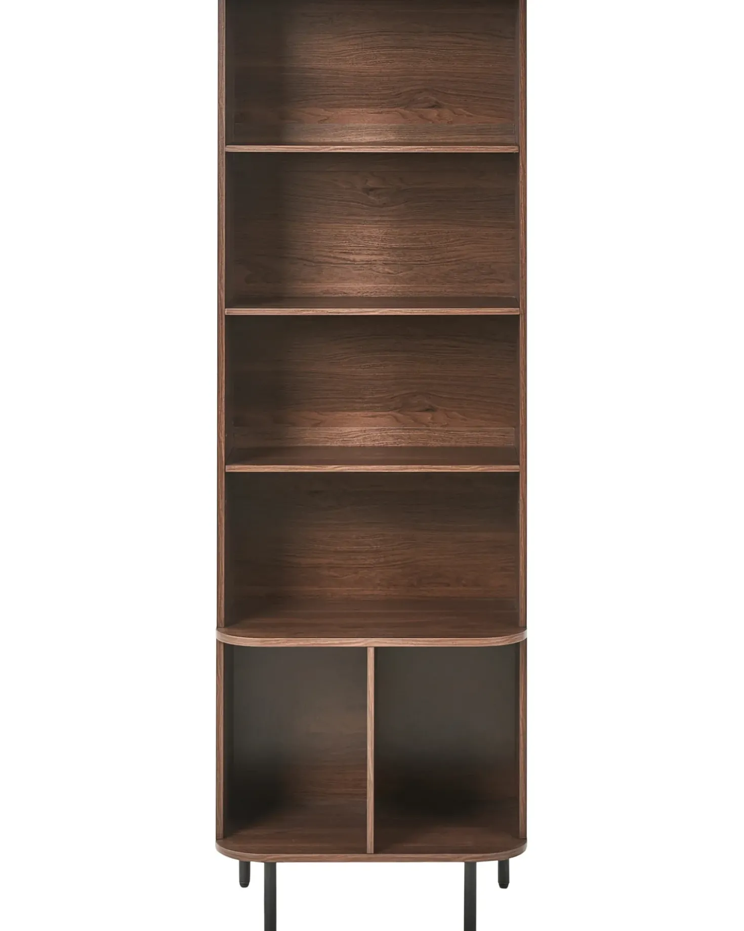 Libreria a 5 ripiani BRADLEY 180 cm Marrone scuro
