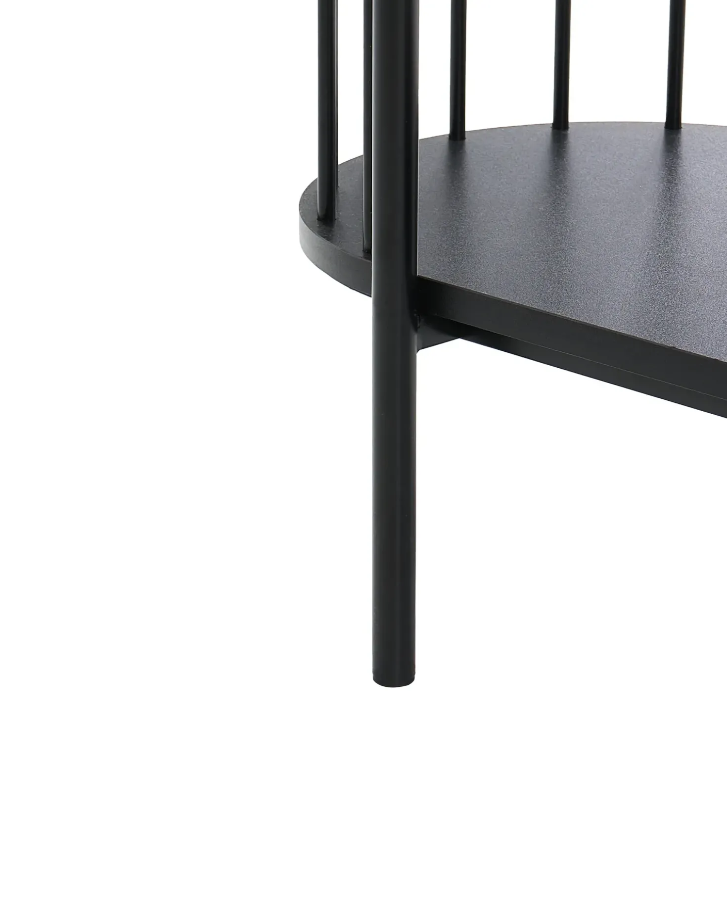 Libreria a 4 ripiani OREANA 172 cm Nero