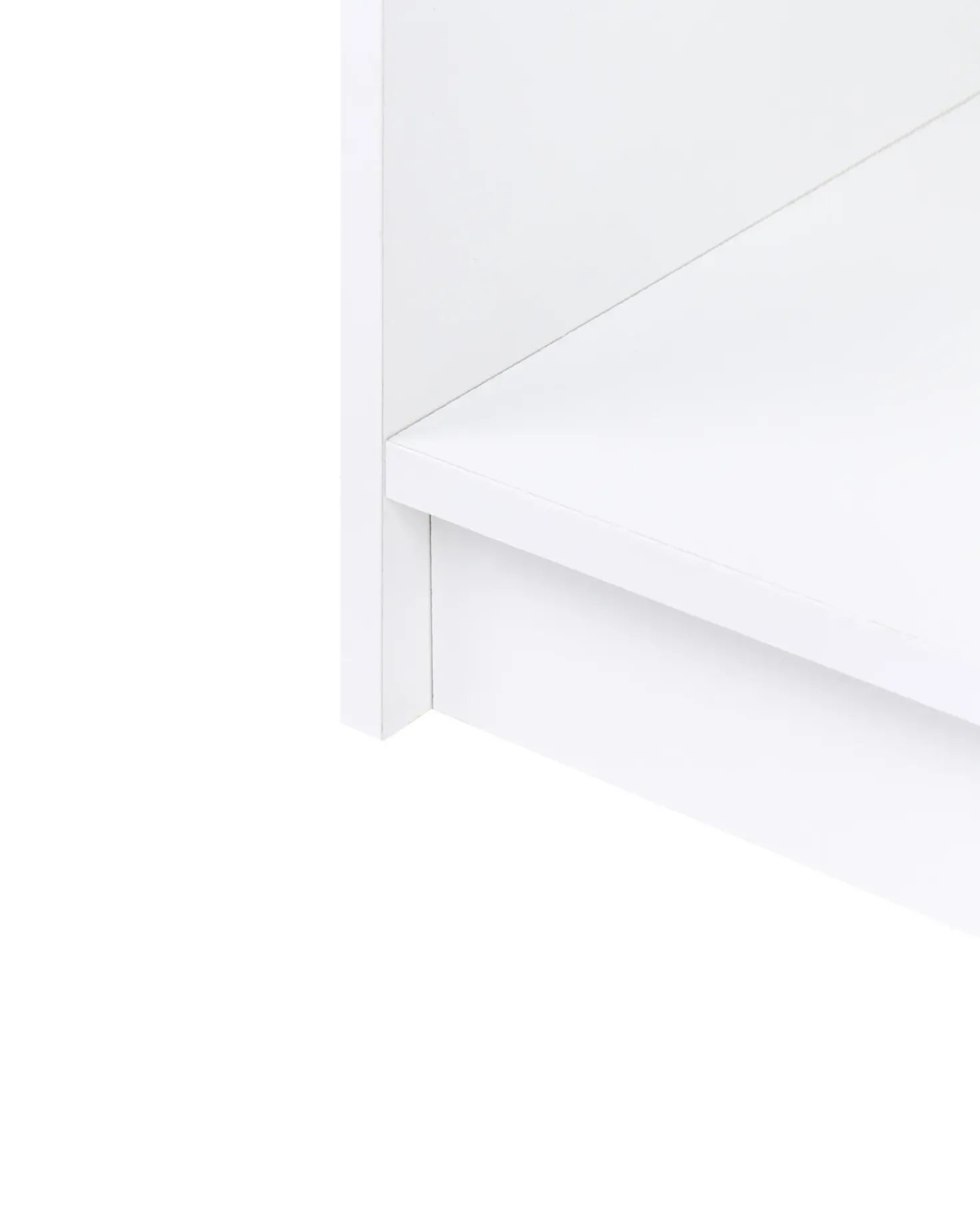 Libreria a 3 ripiani ZEHNA 117 cm Bianco