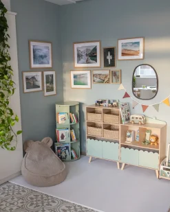 Libreria girevole CANEY 94 cm Verde chiaro