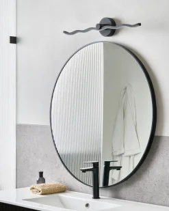 Sale Beliani Luce LED per quadri e specchi AILETTE Metallo Nero
