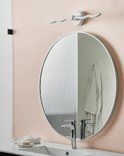 Beliani Luce LED per quadri e specchi AILETTE Metallo Bianco