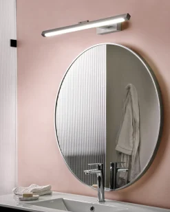 Online Beliani Luce LED per quadri e specchi ARROS Metallo Bianco