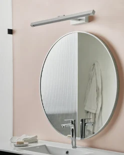 Online Beliani Luce LED per quadri e specchi ARROS Metallo Bianco
