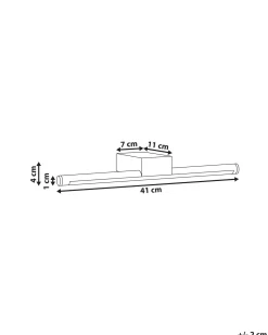 Sale Beliani Luce LED per quadri e specchi CASAL Metallo Nero