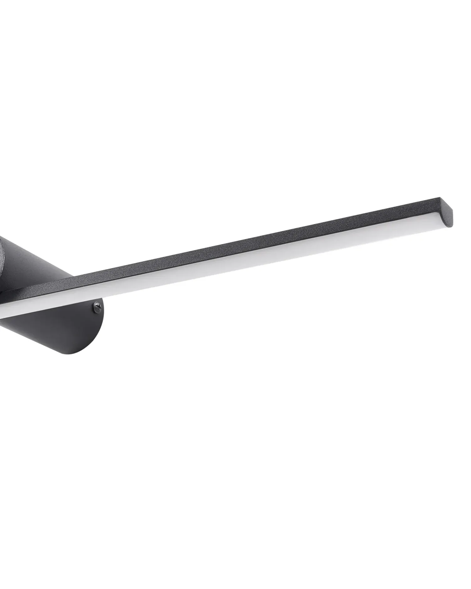 Clearance Beliani Luce LED per quadri e specchi GABAS Metallo Nero Bianco Nero