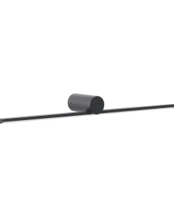Clearance Beliani Luce LED per quadri e specchi GABAS Metallo Nero Bianco Nero
