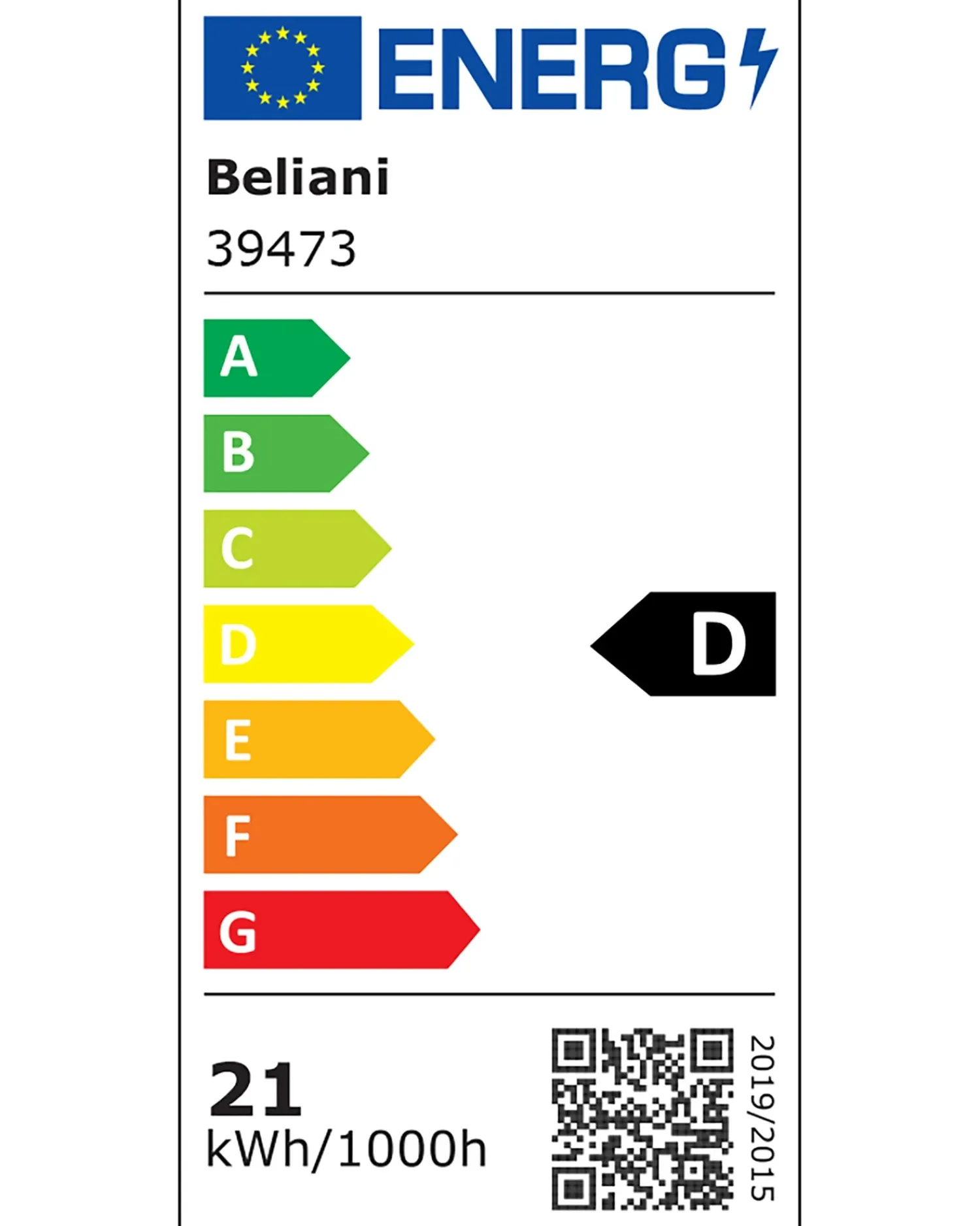 Discount Beliani Luce LED per quadri e specchi MIDOU Metallo Bianco