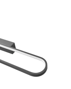Outlet Beliani Luce LED per quadri e specchi MIDOU Metallo Nero