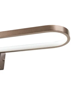 New Beliani Luce LED per quadri e specchi MIDOU Metallo Marrone