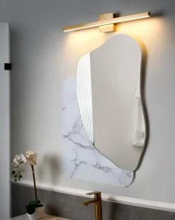 Hot Beliani Luce LED per quadri e specchi MARIZ Metallo Oro